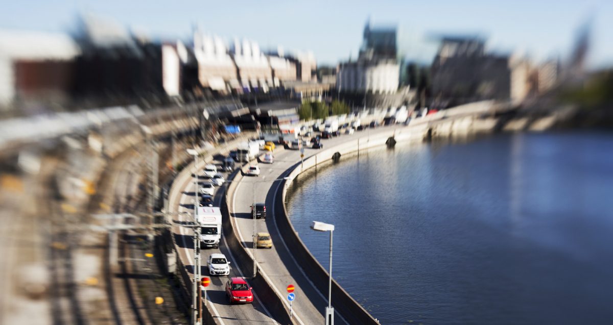 Trafik i Stockholm.