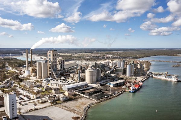 Cementa fabrik på Gotland