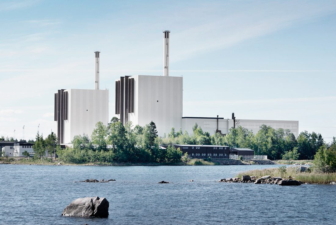 Bild på kärnkraftverket i Forsmark.